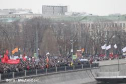 Митинг на Болотной, возможно обрушение Лужкова моста