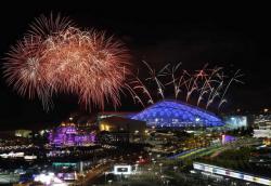 В Сочи стартовала церемония закрытия Олимпийских игр в Сочи.