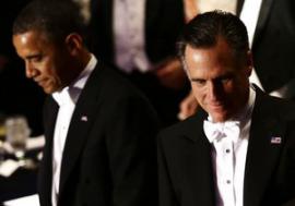 Обама и Ромни пообедали в Белом доме